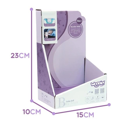 WOOPIE Interaktywny Pluszak Przytulanka dla Niemowląt Światło Dźwięk Byczek Gryzak Usypiacz