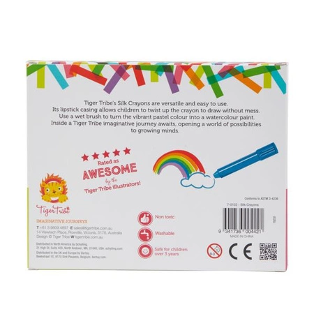 Tiger Tribe Miękkie Kredki Zmywalne