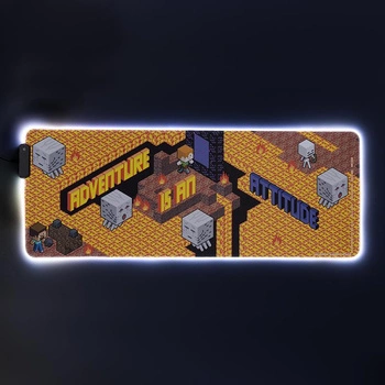 Adventure Podświetlana Podkładka pod myszkę Minecraft
