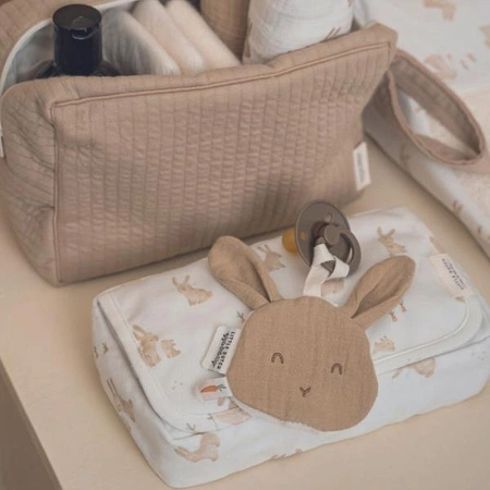 Little Dutch Przytulaczek do smoczka muślinowy - Bunny Beige TE21223024
