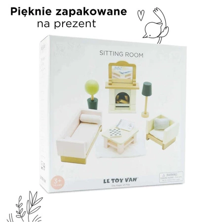 Salon z kominkiem Daisylane Le Toy Van