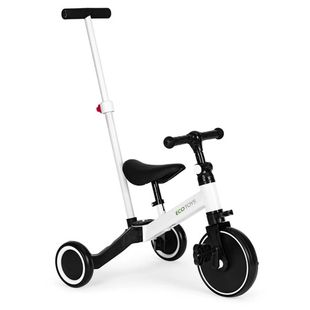 Rower trójkołowy biegowy 2w1 rączka do prowadzenia