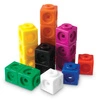 Klocki, Kostki matematyczne, Zestaw edukacyjny 100 szt. - MathLink Cubes
