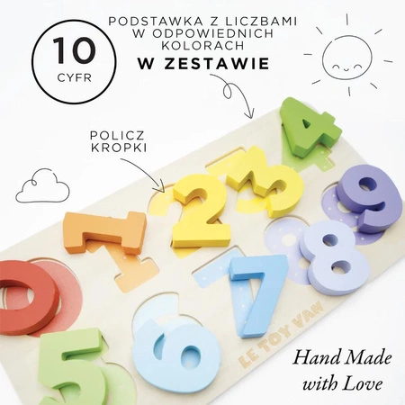 Układanka z cyframi Le Toy Van
