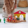Drewniana zabawka mini stacja DJ06389