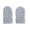 Lodger Rękawiczki dziecięce z wełny merino 100% szare Drizzle 1-2 l