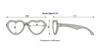 Okulary Babiators Heart FROSTED PINK - 3-5 Lat