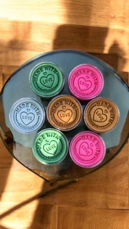 ChildGen, Naturalna ciastolina w słoiczkach - zestaw 6 kolorów