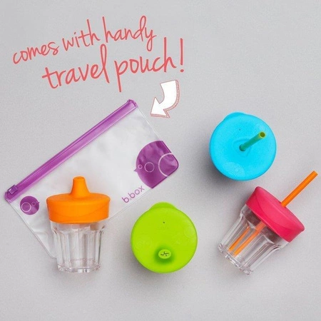 Nakładki silikonowe na szklankę, Strawberry Shake, b.box