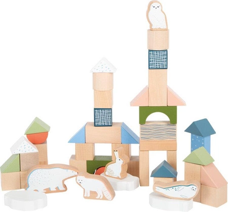 Zestaw klocków drewnianych Arktyka 12443 Small Foot
