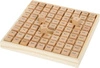 Tabliczka mnożenia, małe klocki drewniane, 10953-small foot design - zabawki edukacyjne