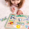 Drewniana układanka z dźwiękiem zwierząt ZOO Melissa & Doug 10727