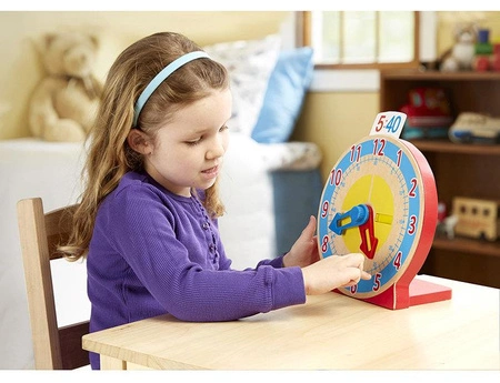 Zegar wskazówkowy i numeryczny dla dzieci 2w1 Melissa and Doug 14284