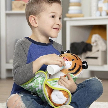 Maskotka do karmienia z butelką i smoczkiem Dziecko Tygrysa Melissa and Doug 40450 przytulanki