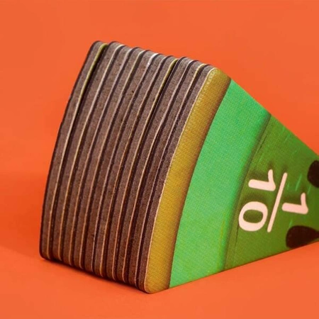 mierEdu Układanka matematyczna do nauki ułamków - Yummy Food ME338