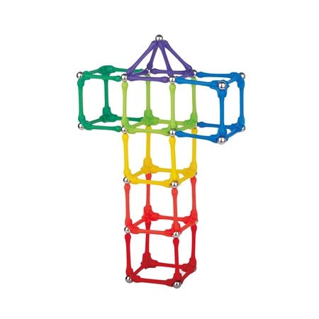 WOOPIE Klocki Magnetyczne Konstrukcyjne Układanka Kreatywna 110 el.