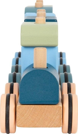 Pociąg kolejka drewniana z lokomotywą Arktyka 12449 Small Foot