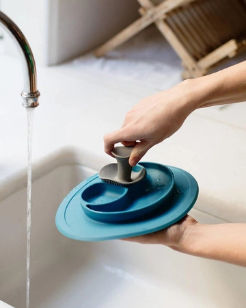 EZPZ Silikonowa myjka czyścik do naczyń bez bakterii szary