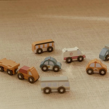 Little Dutch Zestaw aut Karetka, Policja, Wóz strażacki LD4388