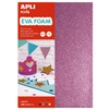 Pianka EVA w arkuszach A4 Apli Kids - BROKAT WH,BK,PNK,BL 4 szt.