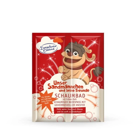 TRUSKAWKOWA KĄPIEL Z STRZELAJĄCYM CUKREM - MOPPI - 30ML KOLEKCJA NA LICENCJI - LITTLE SANDMAN I PRZYJACIELE - DRESDNER ESSENZ