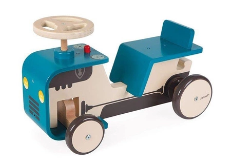 Drewniany jeździk Traktor 12 m+, Janod