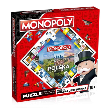 Puzzle 1000 Monopoly Board Polska jest piękna