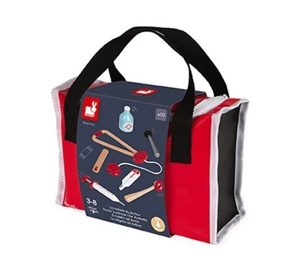 Zestaw lekarza z 10 akcesoriami, Janod