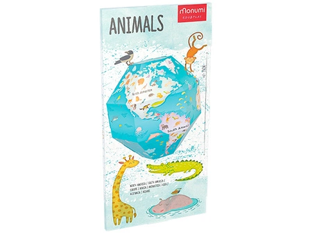 Globus edukacyjny 3D Zwierzęta 5l+ MONUMI