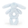 JellyCat - Króliczek Grzechotka Niebieski 18 cm