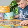 BOPPI, Puzzle okrągłe 58 cm - Mapa świata