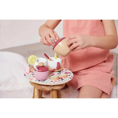 Drewniany zestaw do herbaty Twist 2+, Janod