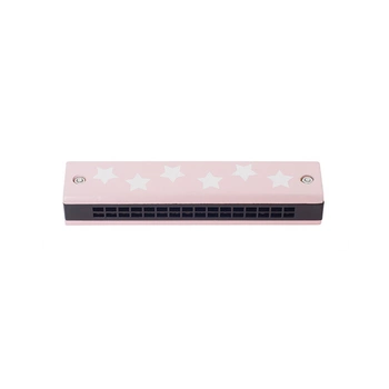 Drewniana harmonijka pastelowy róż Jabadabado