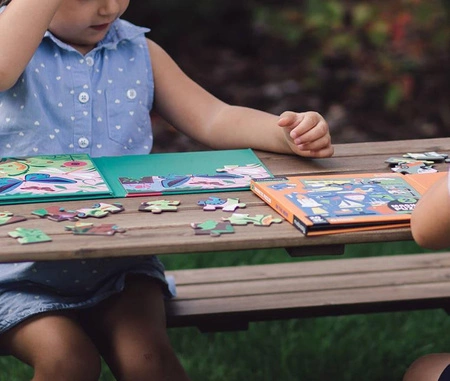 Mudpuppy Puzzle magnetyczne 2w1 Robaki i ptaki 20 elementów 4+