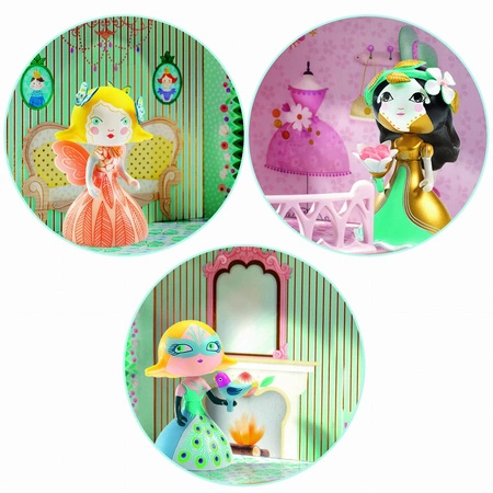 Zamek księżniczek (drewno) DJ06787