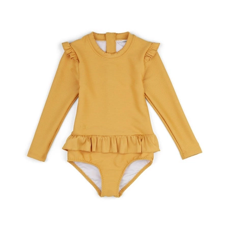 LIEWOOD, kostium kąpielowy Sille - Yellow mellow 3-4 latka