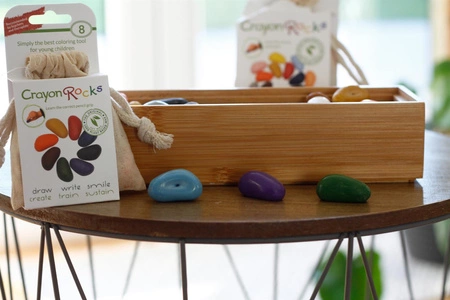 Kredki Crayon Rocks w bawełnianym woreczku - 8 kolorów