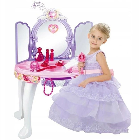 WOOPIE Interaktywna Toaletka Dla Dziewczynki MP3 Różdżka Suszarka + Akc.