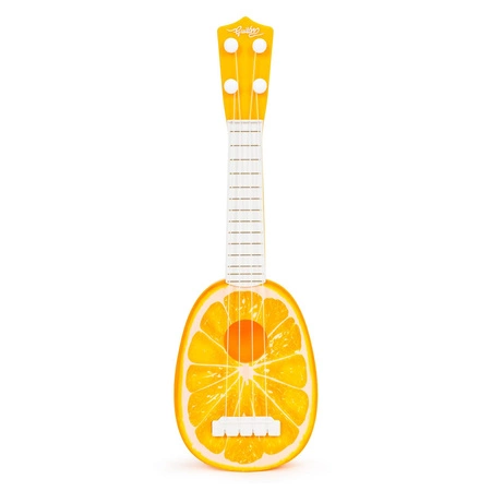 Ukulele gitara dla dzieci cztery struny pomarańcz