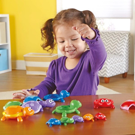 Figurki do nauki liczenia, kolorów i kształtów, Żółwie