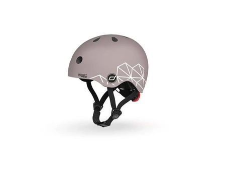SCOOTANDRIDE Kask XXS-S dla dzieci 1-5 lat Brown Lines