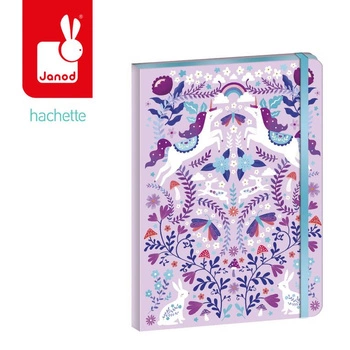 Janod Notatnik na gumkę Jednorożce Kraina snów 6+