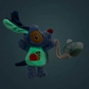 Lilliputiens Zawieszka do smoczka świecąca w ciemności Nocny mini przyjaciel Piesek Jules 0 m+