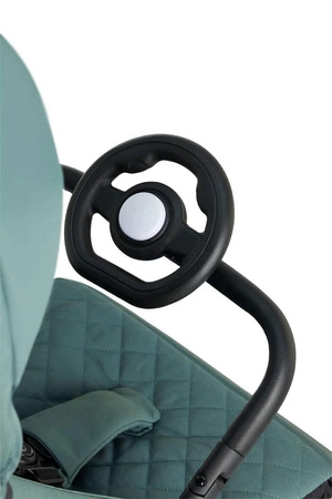 Easywalker Jackey XL Przestronny, samoskładający się wózek spacerowy z kołami XL Forest Green