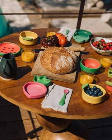 Oli & Carol Drewniany Talerzyk dla Dziecka Arbuz