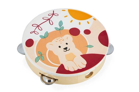 Drewniany tamburyn Sunshine 18m+, Janod