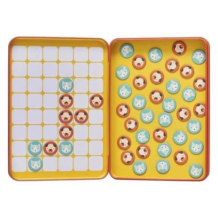 Petit Collage Gra Magnetyczna 4 w Rzędzie