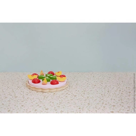 Drewniany zestaw Moja pierwsza owocowa tarta Twist 2+, Janod