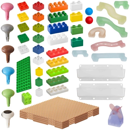 MASTERKIDZ Drewniana Tablica STEM Wolnostojąca + Akcesoria