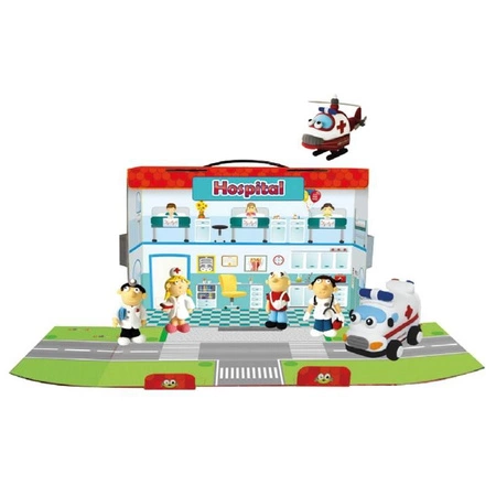 Jumping Clay | Zestaw kreatywny Miasto - Szpital